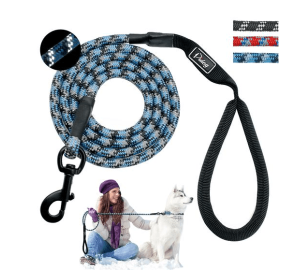 Premium Padded Rope Leash For Dogs Of All Sizes