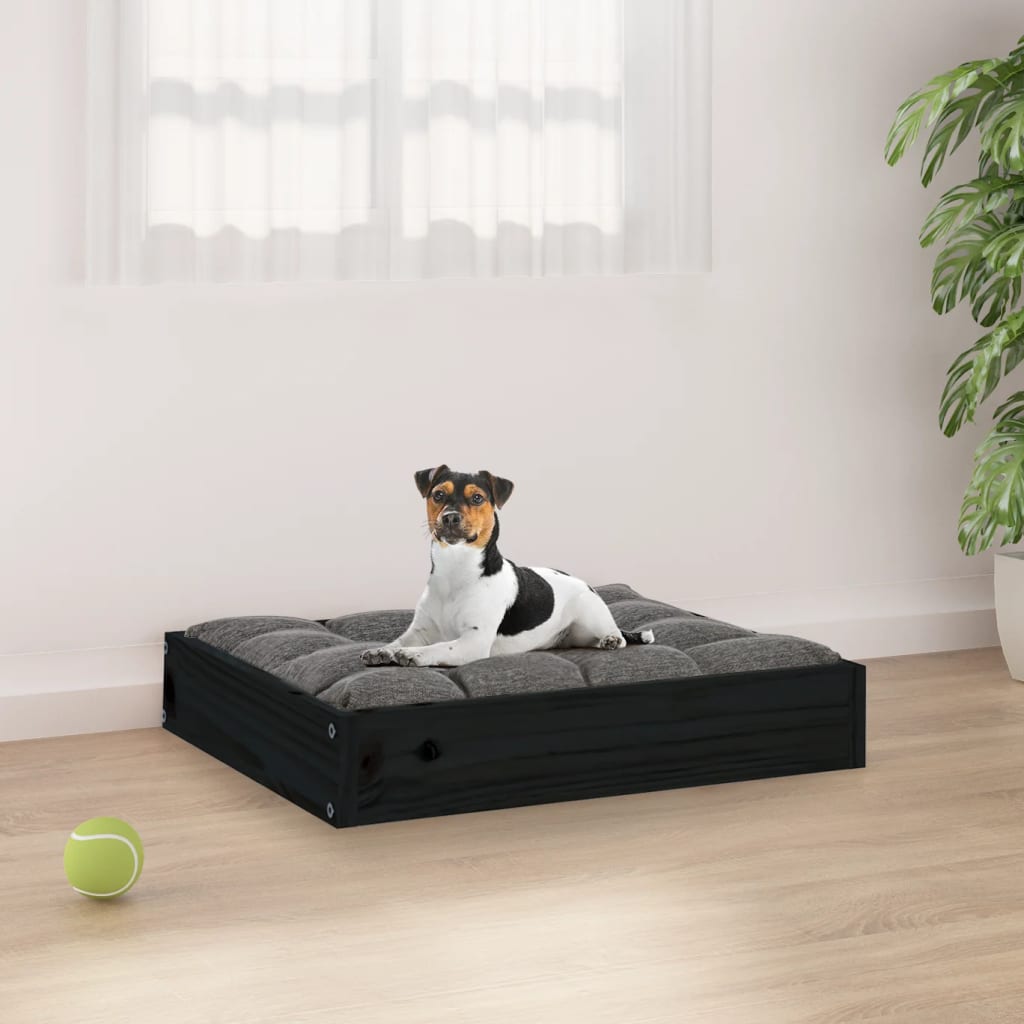 vidaXL Dog Bed Dog Sofa Bed Pet Couch Seat with Wooden Frame Solid Wood Pine