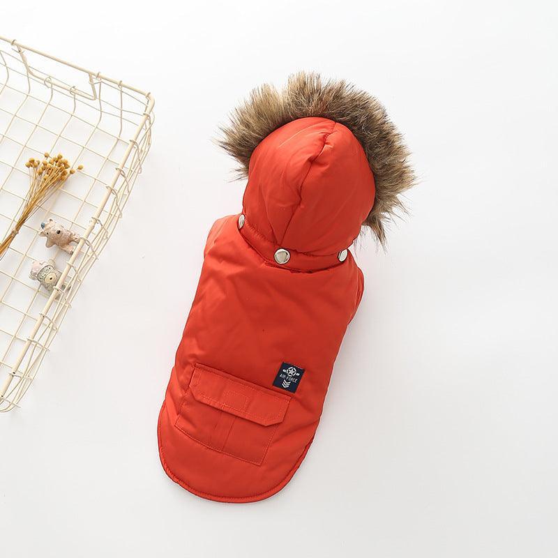 Cozy Canine Cotton Hooded Coat